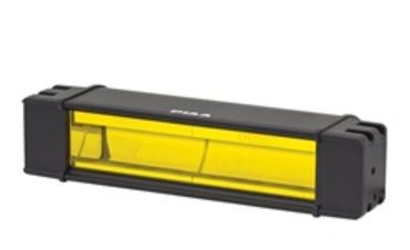 Valeo Light Bar, RF10 Series, LED, 10 Inch Length, Amber, 16 Watt, Fog Beam, Clear Lens, Black Housing, Universal Adjustable Stud Mount – 22-07210