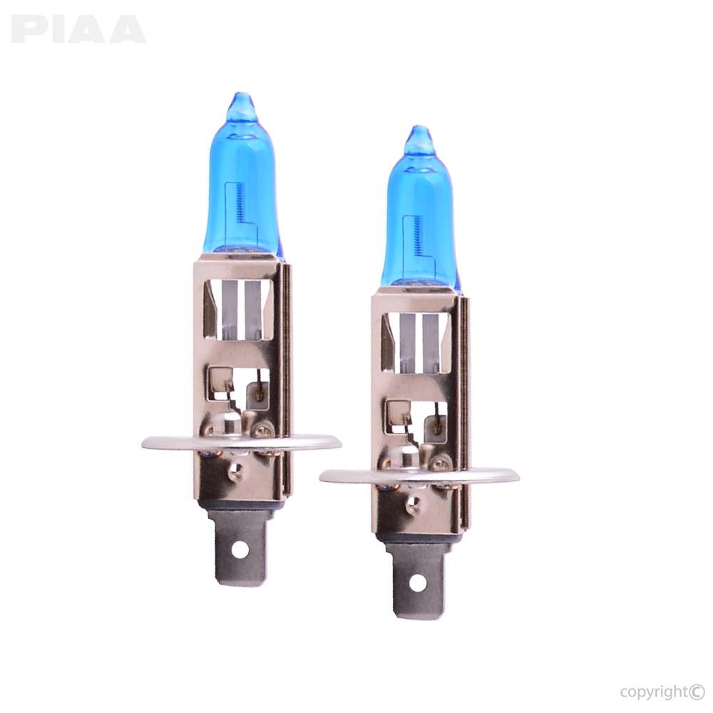 Valeo Headlight Bulb, Hyper Arros, H1, Halogen Bulb, Blue Beam Color, 5000K Light Color Temperature, Set of 2 – 25-10601