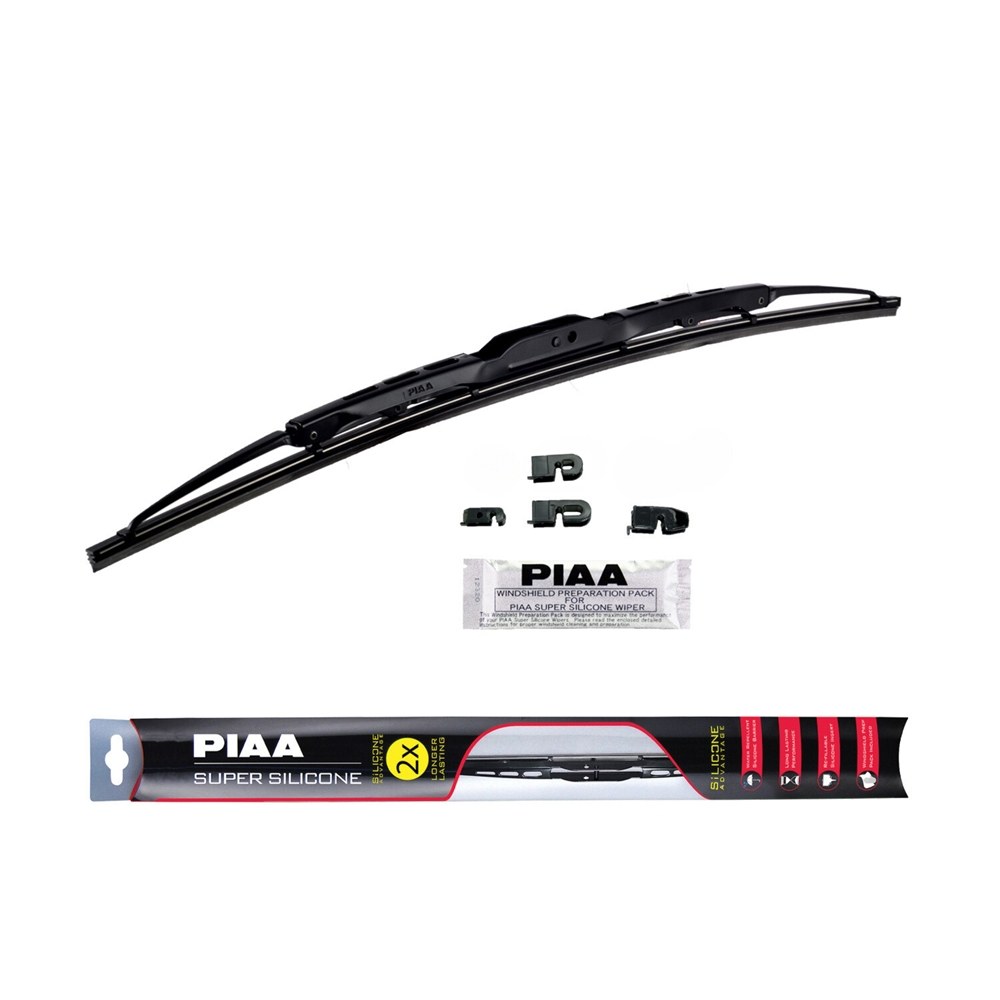 Valeo Windshield Wiper Blade, Super Silicone, 22 Inch, Single Blade, Without Spoiler, Black, All Season – 95055