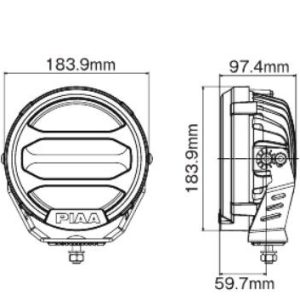 Valeo Driving/ Fog Light, LPX570 Series, LED, White LED Bulbs, 7 Inch Round, 42 Watt, 12 Volt, Driving Beam with Daytime Running Light – DKX575E