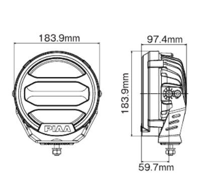 Valeo Driving/ Fog Light, LPX570 Series, LED, White LED Bulbs, 7 Inch Round, 42 Watt, 12 Volt, Driving Beam with Daytime Running Light – DKX575E