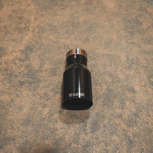 Valvetronic Exhaust Tail Pipe Tip, 2-1/2 Inch Inlet Diameter, 3-1/2 Inch Outlet Diameter, T304 Stainless Steel – VTD.TIP.SW.25.35.BLK