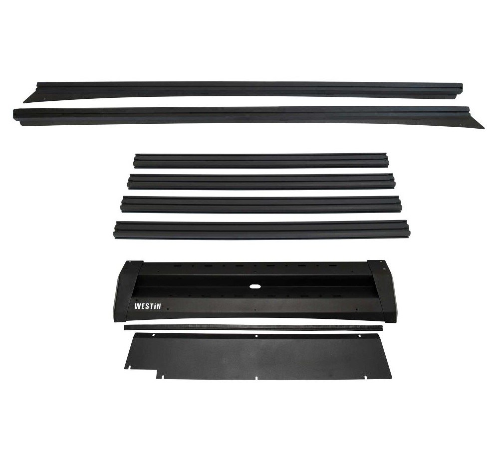 Westin Roof Rack Component, Mesa, Component for Mesa Roof Rack, Black, Aluminum – 15-00005B