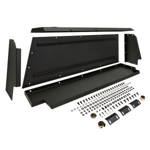 Westin Truck Cap Storage Compartment, Use with Westin Exp Truck Caps, Passenger Side Mount, With 2 T-Slot Accessory Mounting Tracks – 16-10026