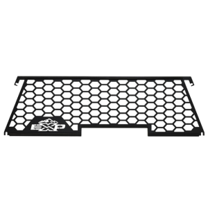 Westin Truck Cap Window Guard, Exp Series, For Use with Exp Hi-Top Truck Cap Rear Window, Powder Coated, Black, Aluminum, Single – 16-10039
