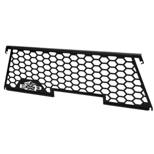 Westin Truck Cap Window Guard, Exp Series, For Use with Exp Hi-Top Truck Cap Rear Window, Powder Coated, Black, Aluminum, Single – 16-10039