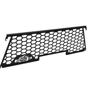 Westin Truck Cap Window Guard, Exp Series, For Use with Exp Hi-Top Truck Cap Rear Window, Powder Coated, Black, Aluminum, Single – 16-10039