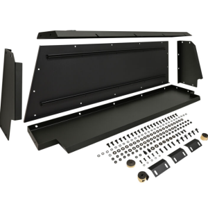 Westin Truck Cap Storage Compartment, Use with Westin Exp Truck Caps, Passenger Side Mount, With 2 T-Slot Accessory Mounting Tracks – 16-10040