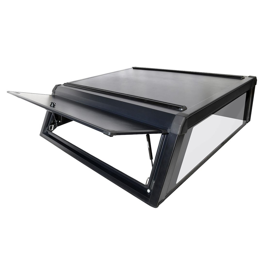 Westin Truck Cap, Exp Topper, 5 Piece Design, With Solid Front Glass Window, With Rear Liftgate, T-Handle Locking, Weatherproof – 16-11065