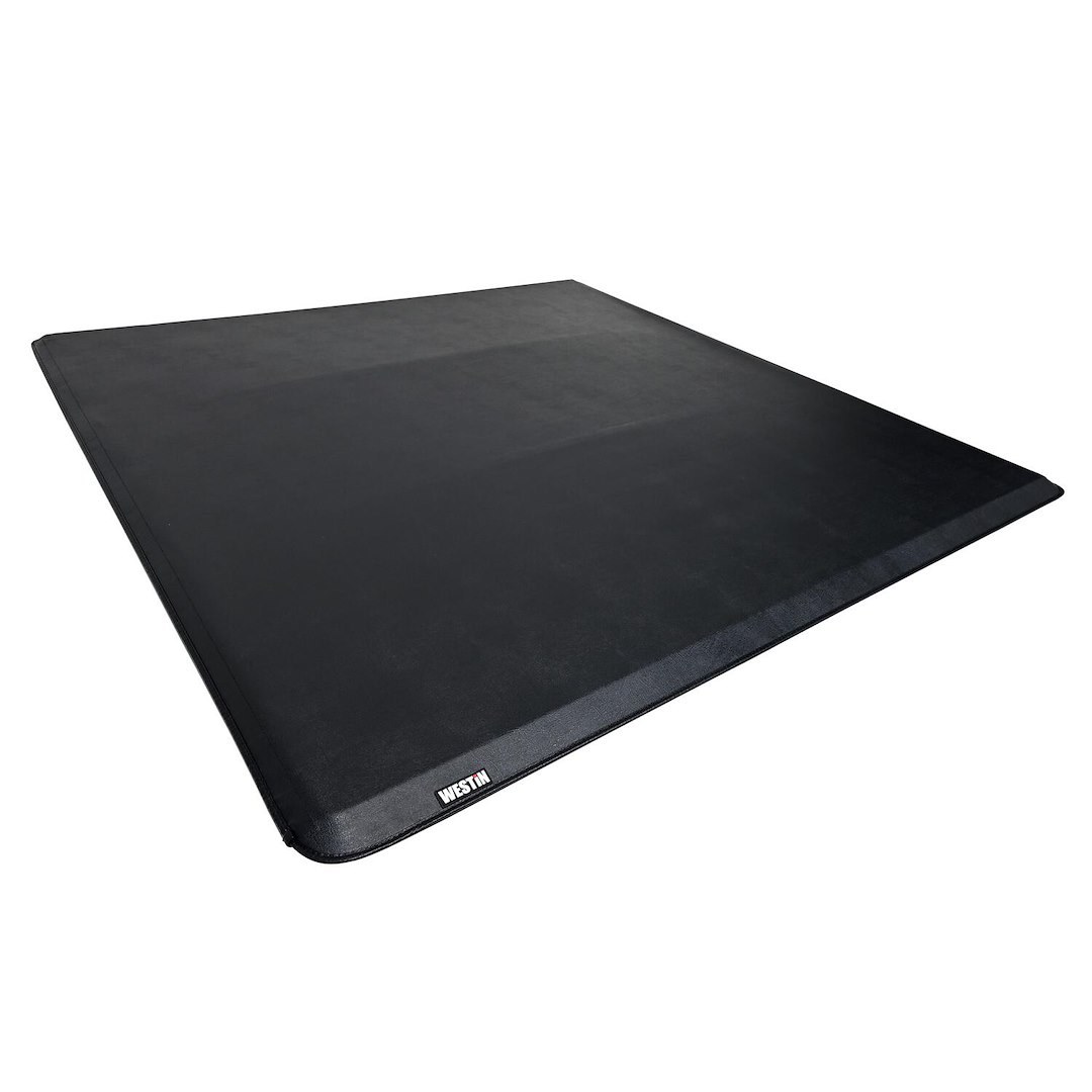Westin Tonneau Cover, Soft Roll-Up Hook and Loop, Standard Profile, Not Hinged IN Front, Black Satin, Vinyl, Lockable with Tailgate Handle – 19-14735