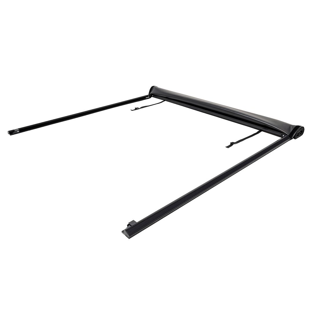 Westin Tonneau Cover, Soft Roll-Up Hook and Loop, Standard Profile, Not Hinged IN Front, Black Satin, Vinyl, Lockable with Tailgate Handle – 19-14735