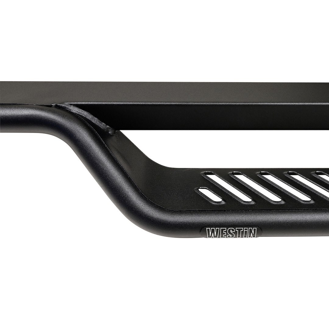 Westin Running Board, Outlaw, With Drop Down Steps, Powder Coated, Textured Black, Steel, Unlighted, Rocker Panel Mount – 20-43945