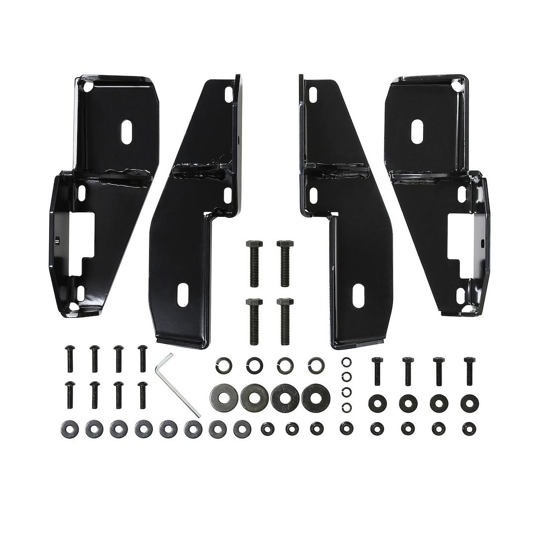 Westin Nerf Bar, Platinum, With Step Pads, 4 Inch Oval Bent, Powder Coated, Black, Steel, Without End Caps – 21-4165