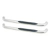 Westin Nerf Bar, E-Series, With Step Pads, 3 Inch Round Bent, Polished, Stainless Steel, Without End Caps, Rocker Panel Mount – 23-3920