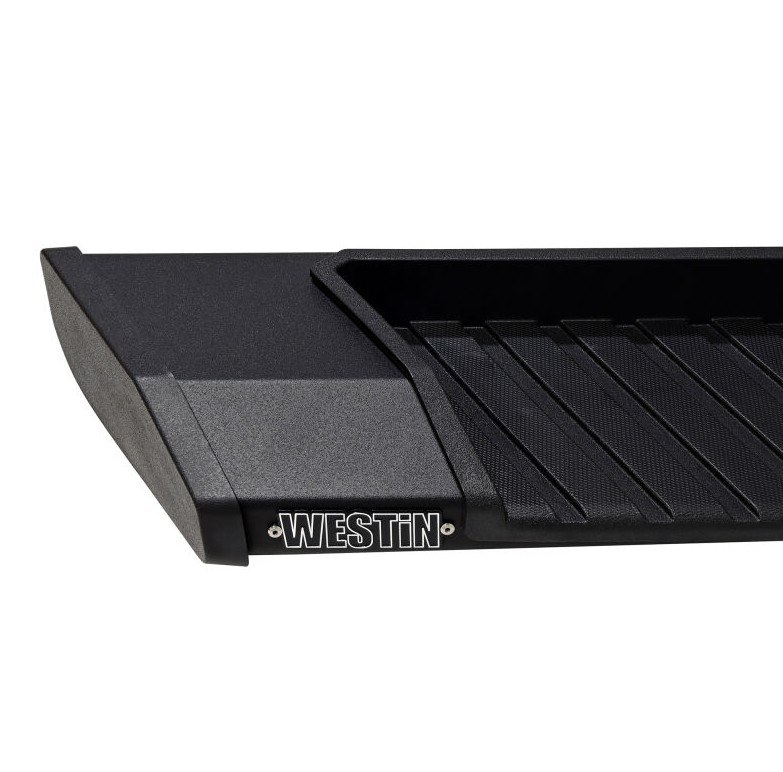 Westin Running Board, AT6 Series, Powder Coated, Textured Black, Aluminum, Unlighted, Rocker Panel Mount – 24-64125