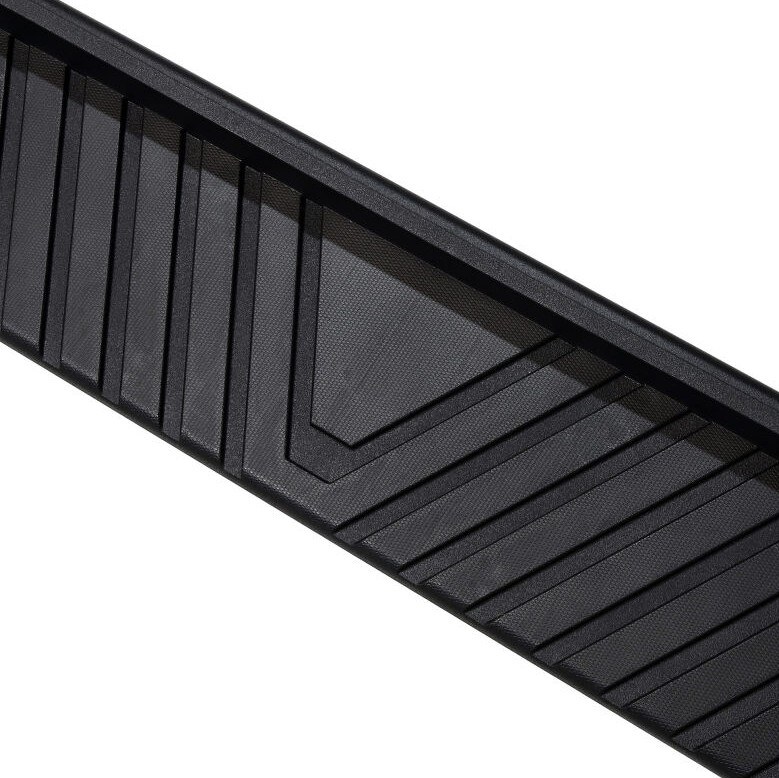 Westin Running Board, AT6 Series, Powder Coated, Textured Black, Aluminum, Unlighted, Rocker Panel Mount – 24-64125