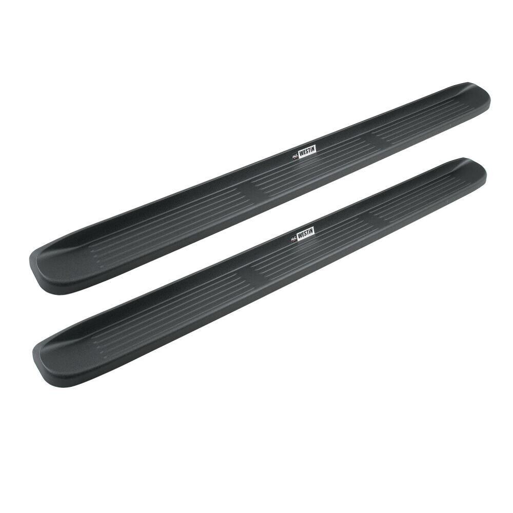 Westin Running Board, Black Molded Polymer Step Over Aluminum Base Board, Unlighted – 27-0000