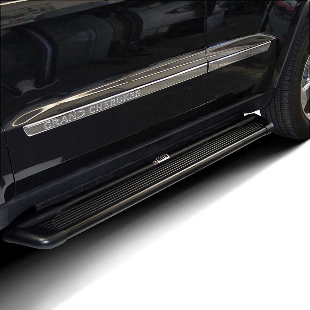 Westin Running Board, Sure-Grip, Black Powder Coated, Aluminum, Unlighted, Mounting Bracket Required, 54 Inch Length – 27-6105