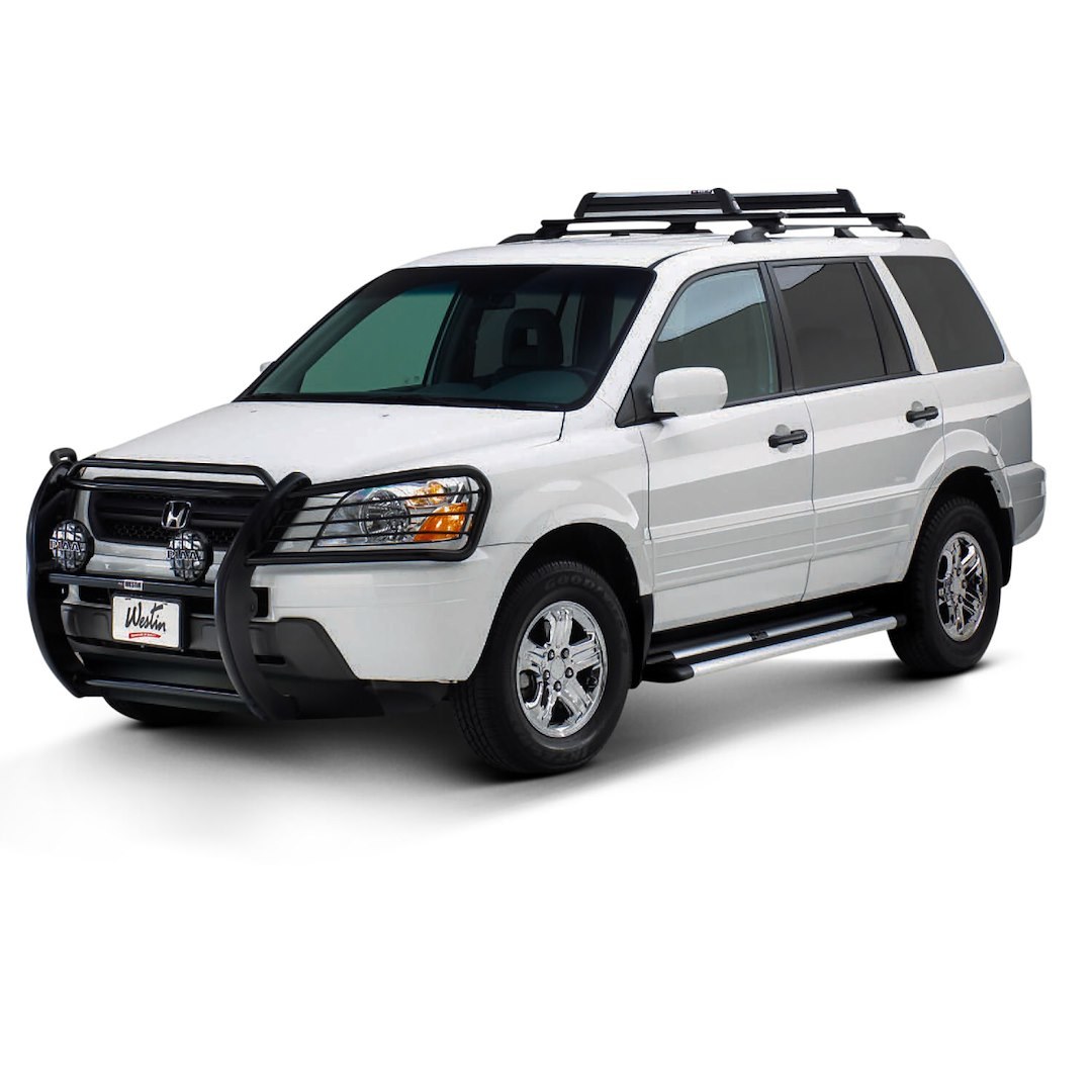 Westin Running Board, Sure-Grip, Black Powder Coated, Aluminum, Unlighted, Mounting Bracket Required, 69 Inch Length – 27-6115