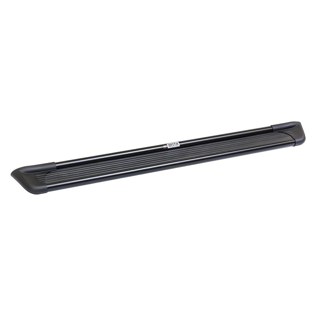 Westin Running Board, Sure-Grip, Black Powder Coated, Aluminum, Unlighted, 79 Inch Length, Rocker Panel Mount – 27-6135