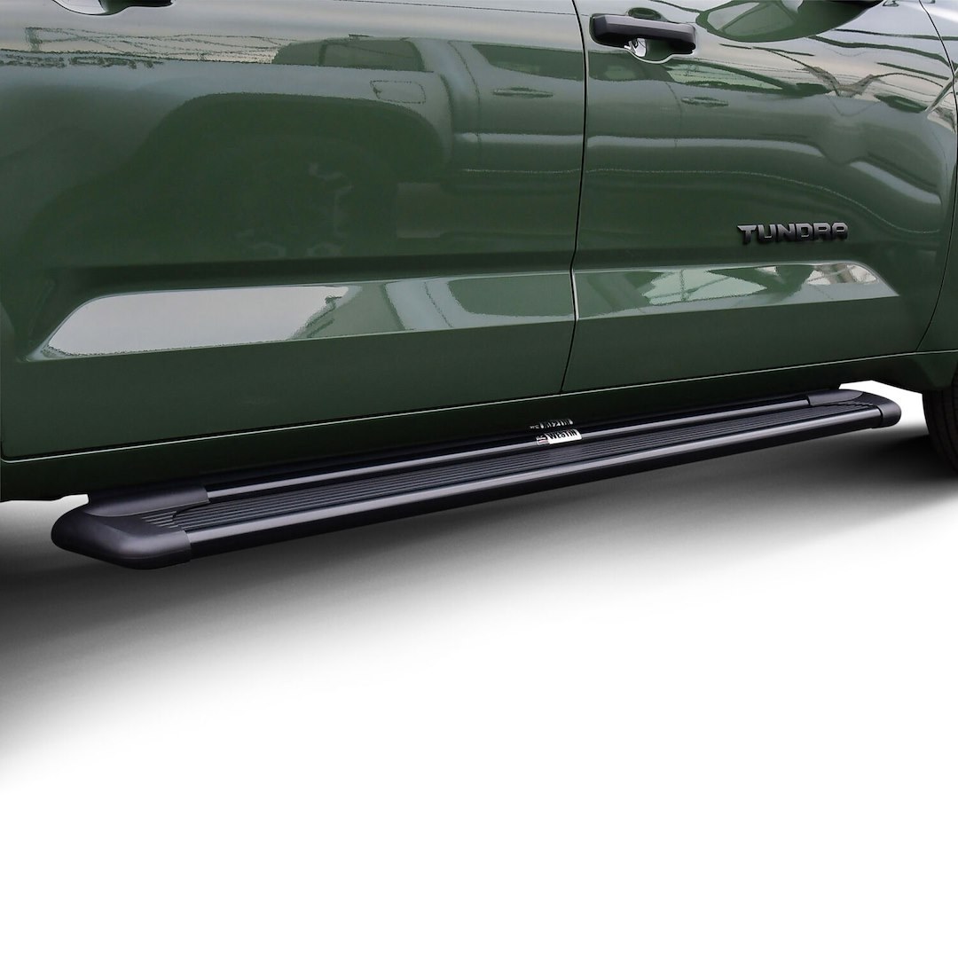 Westin Running Board, Sure-Grip, Black Powder Coated, Aluminum, Unlighted, Mounting Bracket Required, 93 Inch Length – 27-6145