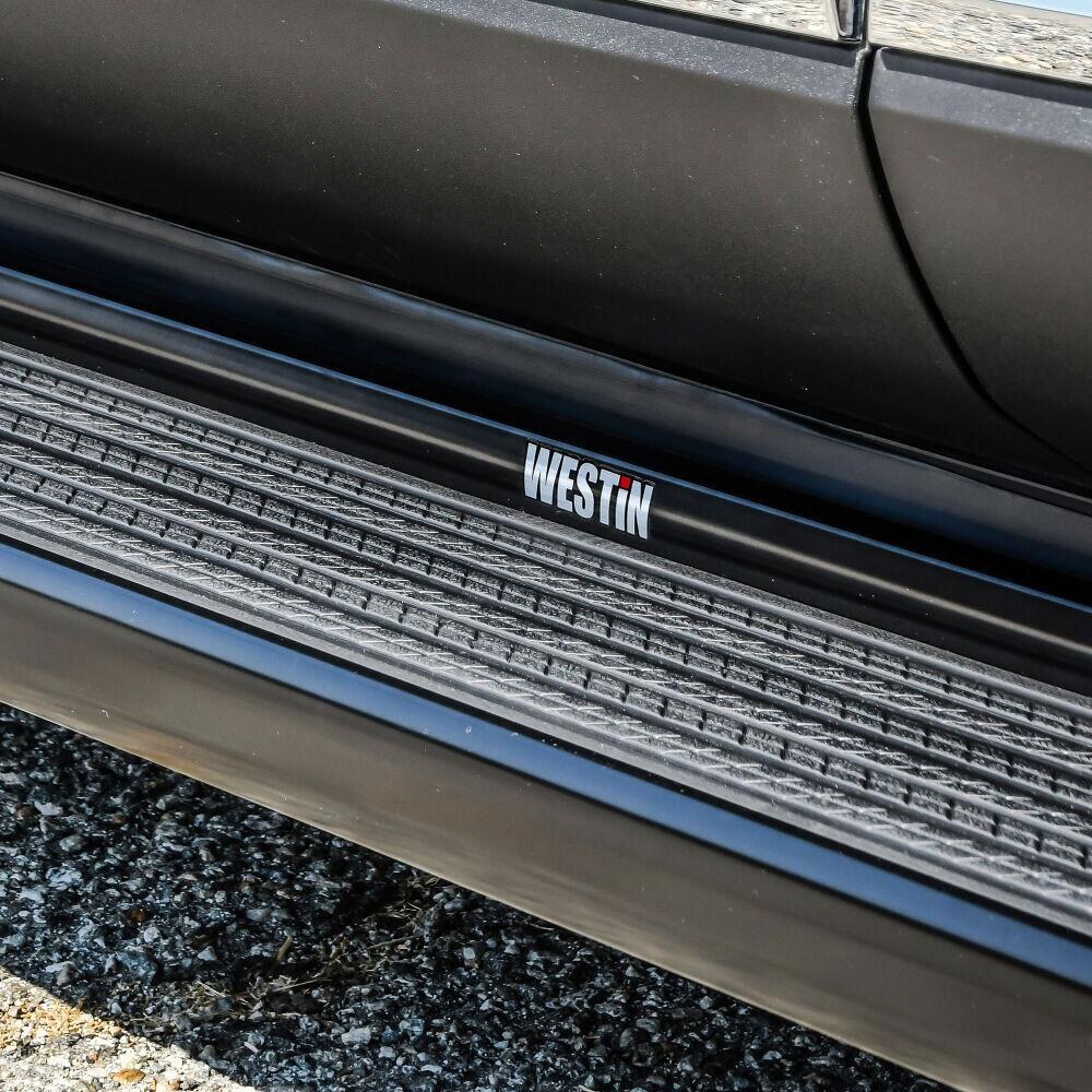 Westin Running Board, SG6 Series, Powder Coated, Black, Aluminum, Unlighted, Rocker Panel Mount – 27-64735