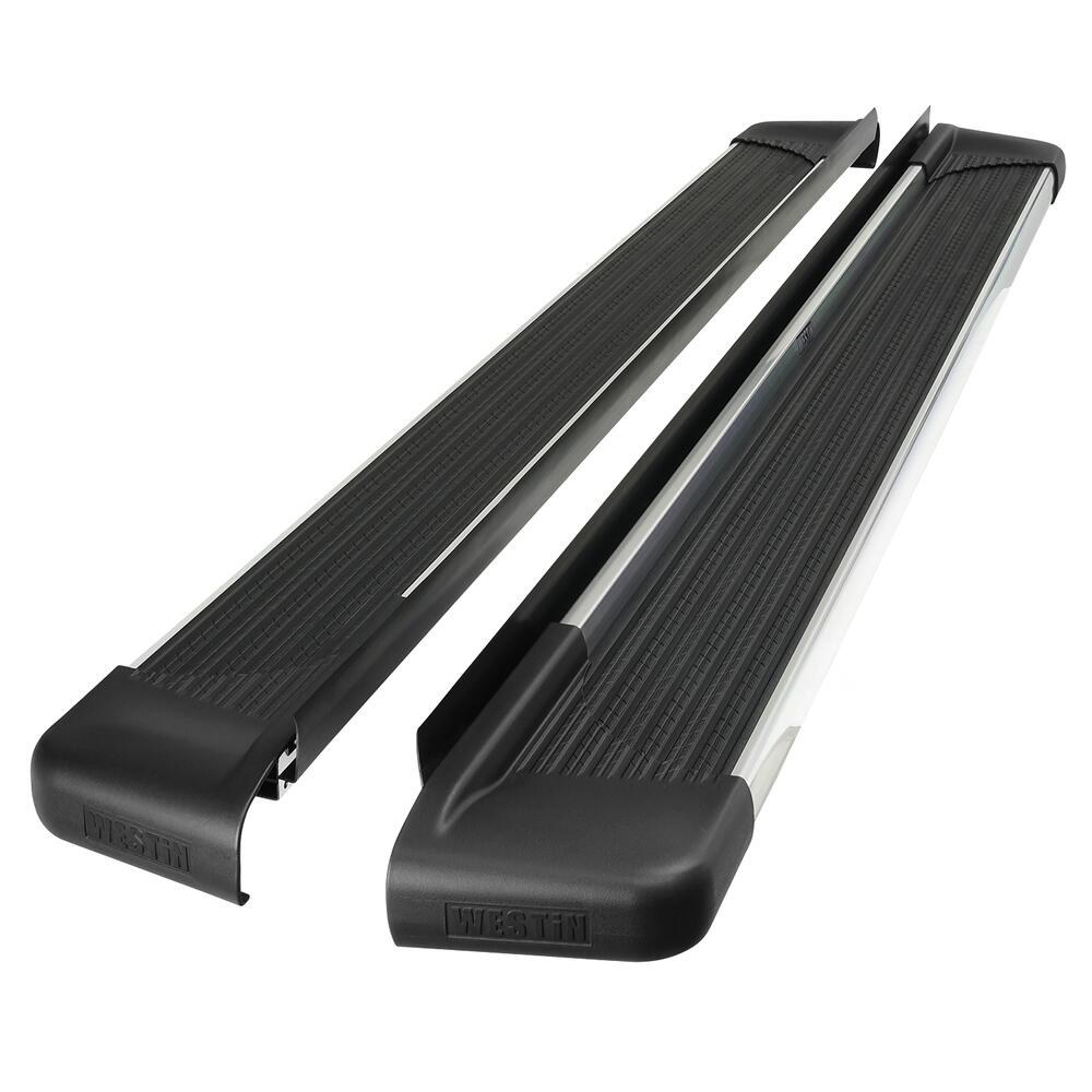 Westin Running Board, SG6 Series, Polished, Aluminum, Unlighted, Mounting Bracket Required, 85.5 Inch Length – 27-64750