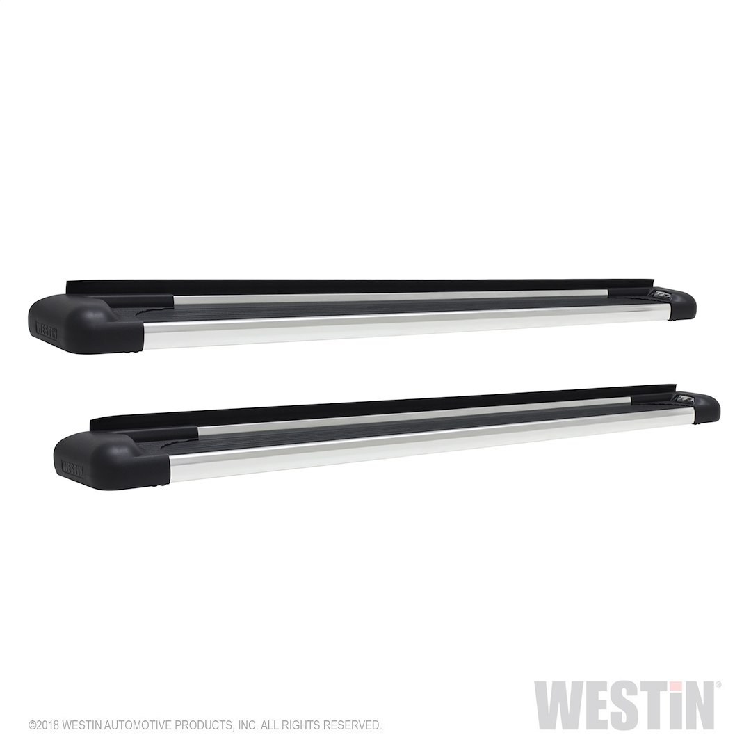 Westin Running Board, SG6 Series, Polished, Aluminum, With LED End Caps, Mounting Bracket Required, 68.4 Inch Length – 27-65710