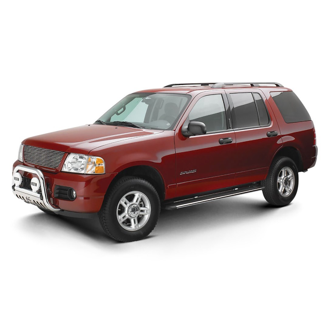 Westin Running Board, Sure-Grip, Polished, Aluminum, Unlighted, Rocker Panel Mount, Mounting Bracket Required, 85 Inch Length – 27-6650