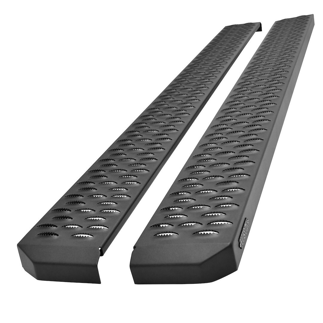 Westin Running Board, Grate Steps, Textured Powder Coated, Black, Steel, Unlighted, Mounting Bracket Required, 68 Inch Length – 27-74715