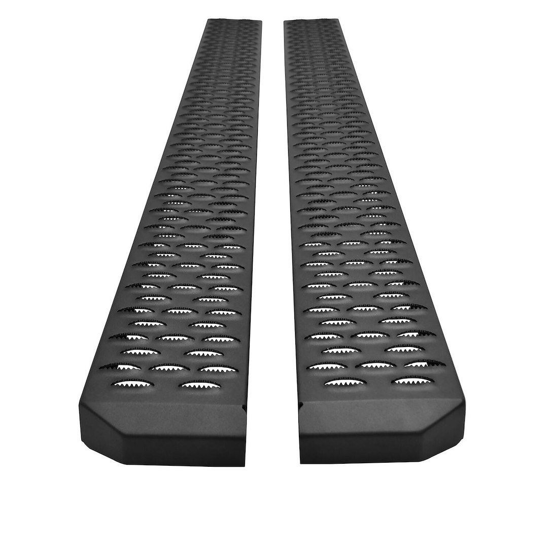 Westin Running Board, Grate Steps, Textured Powder Coated, Black, Steel, Unlighted, Mounting Bracket Required, 68 Inch Length – 27-74715