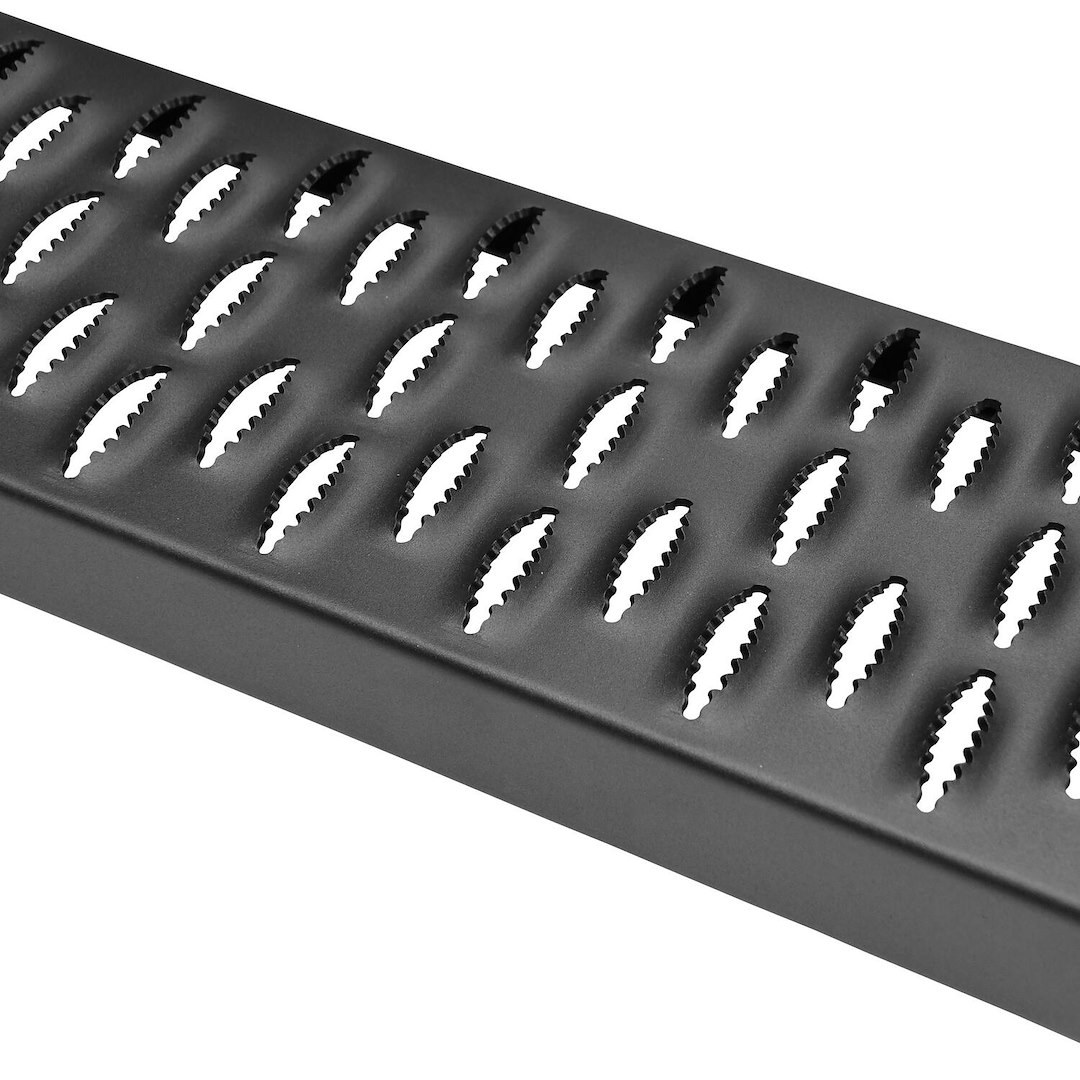 Westin Running Board, Grate Steps, Textured Powder Coated, Black, Steel, Unlighted, Mounting Bracket Required, 68 Inch Length – 27-74715