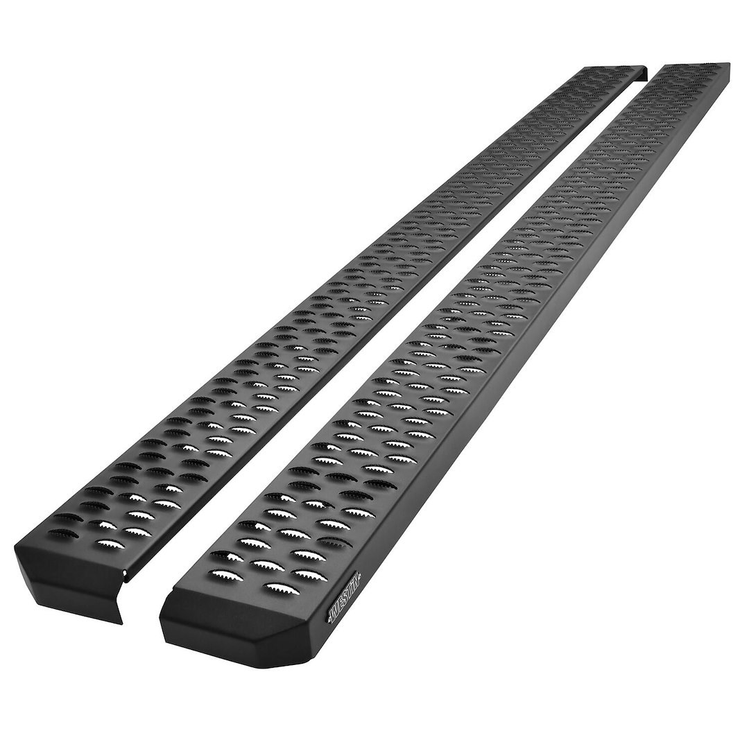 Westin Running Board, Grate Steps, Textured Powder Coated, Black, Steel, Unlighted, Mounting Bracket Required, 86 Inch Length – 27-74755
