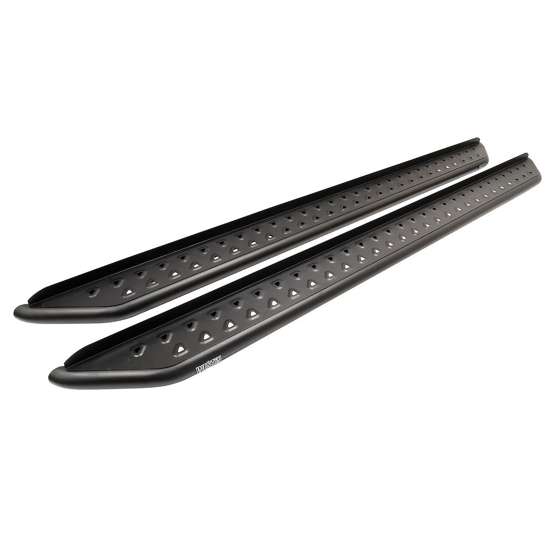 Westin Running Board, Outlaw, Powder Coated, Textured Black, Steel, Unlighted, Rocker Panel Mount – 28-32425
