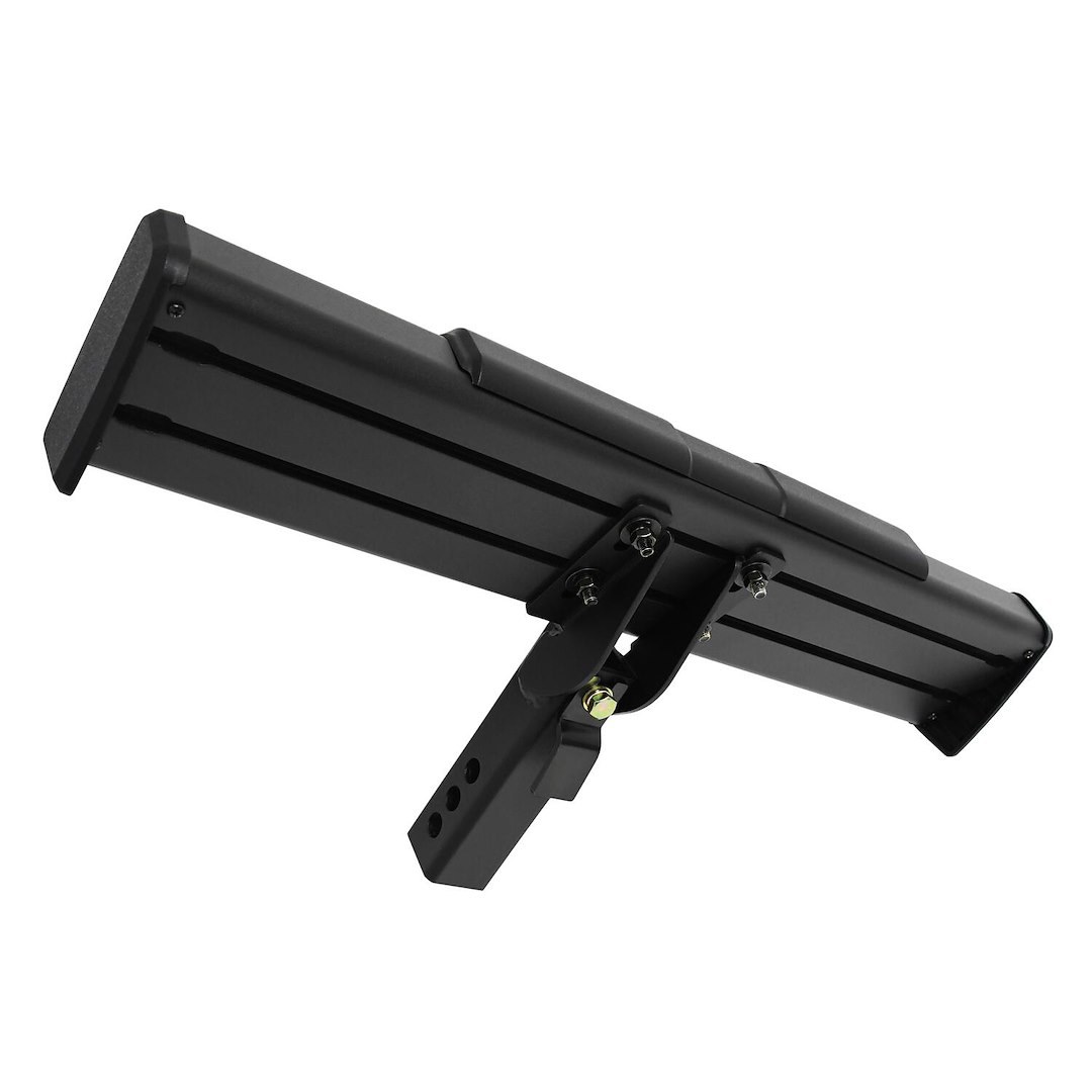 Westin Truck Step, R5 Series, Hitch Mount, Fits 2 Inch Receivers, Flat Step, Non Extendable, Stationary, Textured Powder Coat, Black – 28-50015