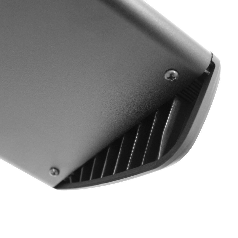 Westin Nerf Bar, R7 Series, With Step Pads, 6 Inch Rectangular Straight, Powder Coated, Black, Aluminum, With Plastic End Caps – 28-71095
