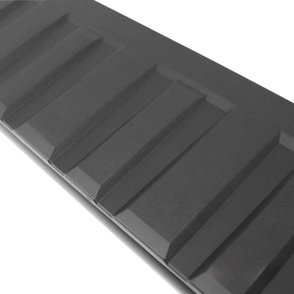 Westin Nerf Bar, R7 Series, With Step Pads, 6 Inch Oval Straight, Polished, Stainless Steel, With Plastic End Caps, Rocker Panel Mount – 28-71270