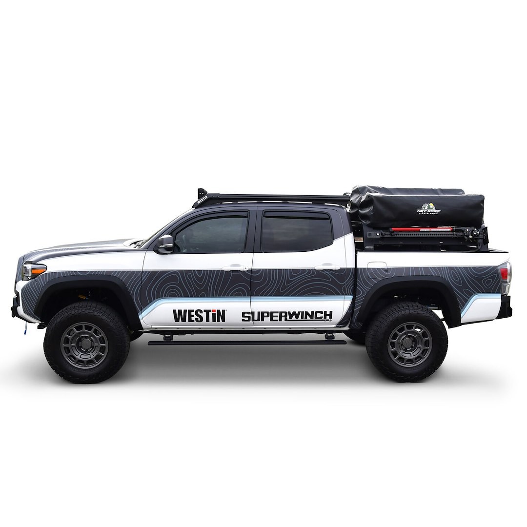 Westin Running Board, Pro-E, Electric, Powder Coated, Textured Black, Aluminum, Lighted, Rocker Panel Mount – 29-22775