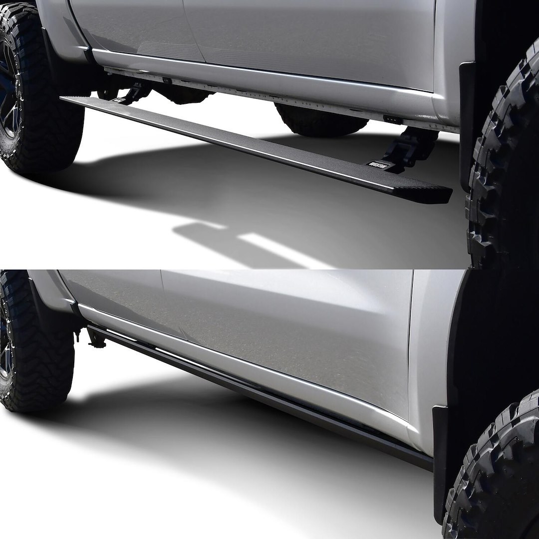 Westin Running Board, Pro-E, Electric, Powder Coated, Textured Black, Aluminum, Lighted, Rocker Panel Mount – 29-24135
