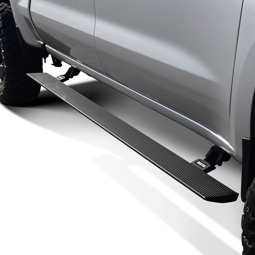 Westin Running Board, Pro-E, Electric, Powder Coated, Textured Black, Aluminum, Lighted, Rocker Panel Mount – 29-24135