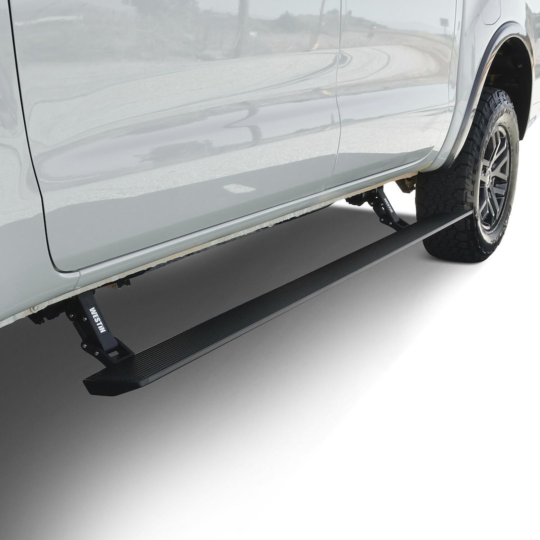 Westin Running Board, Pro-E, Electric, Powder Coated, Textured Black, Aluminum, Lighted, Rocker Panel Mount – 29-24155