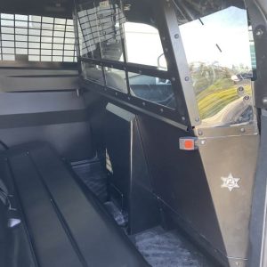 Westin Rear Seat Partition, Defender, Direct-Fit Behind Front Row, Anti-Glare Scratch Resistant Polycarbonate Sliding Window – 35-20045