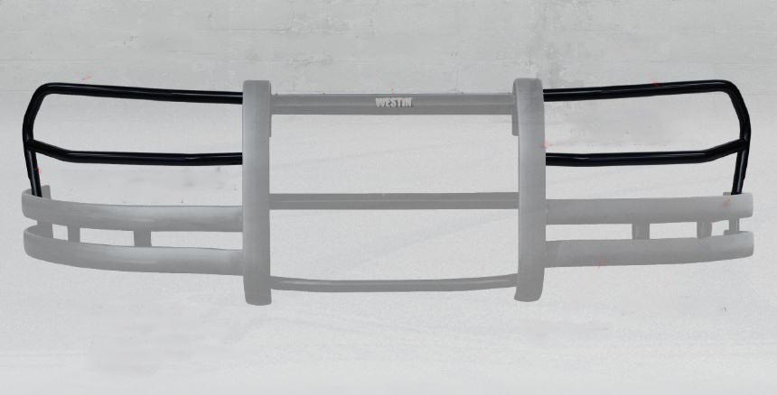 Westin Brush Guard, Elite, Without Insert Bars, Powder Coated, Black, 14 Gauge Hrpo Steel – 36-2125W