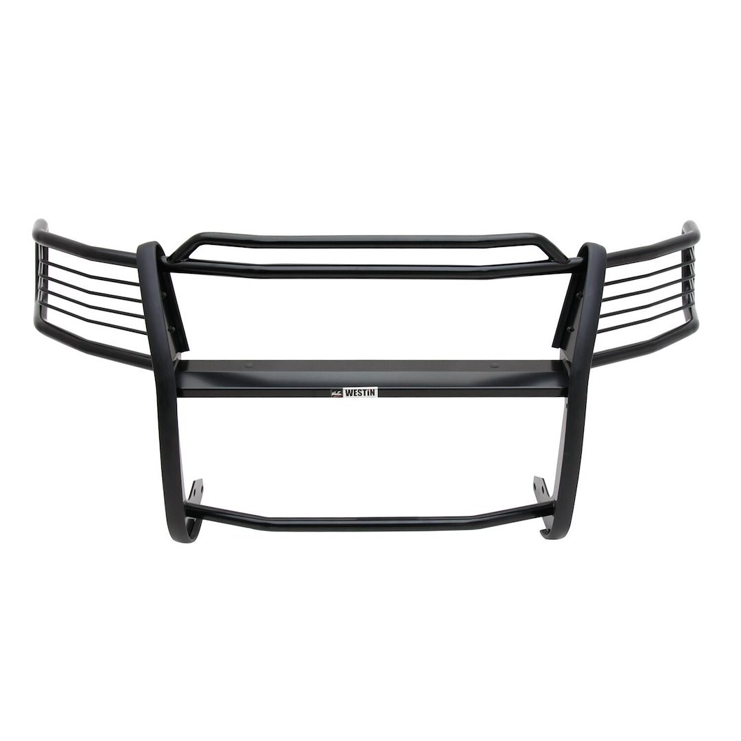 Westin Grille Guard, Sportsman, 1-Piece, Powder Coated, Black, Steel, 1-1/2 Inch Diameter, With Brush Guard, Without Skid Plate – 40-0245