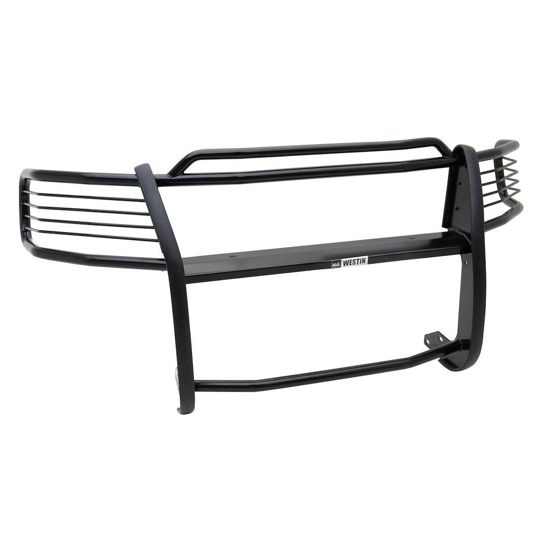 Westin Grille Guard, Sportsman, 1-Piece, Powder Coated, Black, Steel, 1-1/2 Inch Diameter, With Brush Guard, Without Skid Plate – 40-0245