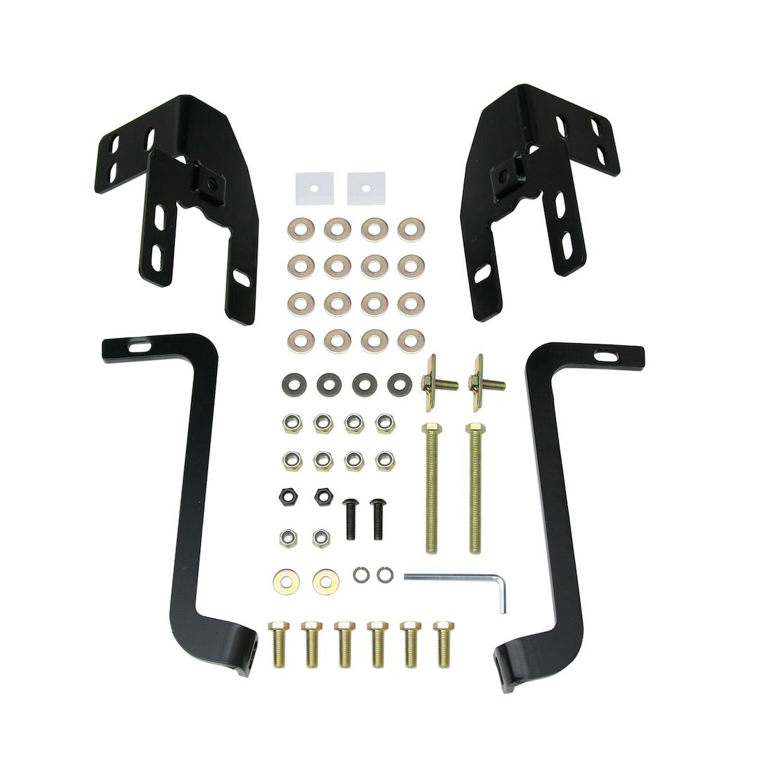 Westin Grille Guard, Sportsman, 1-Piece, Powder Coated, Black, Steel, 1-1/2 Inch Diameter, With Brush Guard, Without Skid Plate – 40-1605