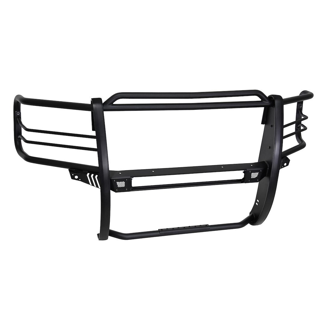 Westin Grille Guard, Sportsman X, Textured E-Coated, Black, Steel, 1-5/8 Inch Outer Steel Tubing/ 2-1/4 Inch Wide Upright Rubber Strips – 40-33875