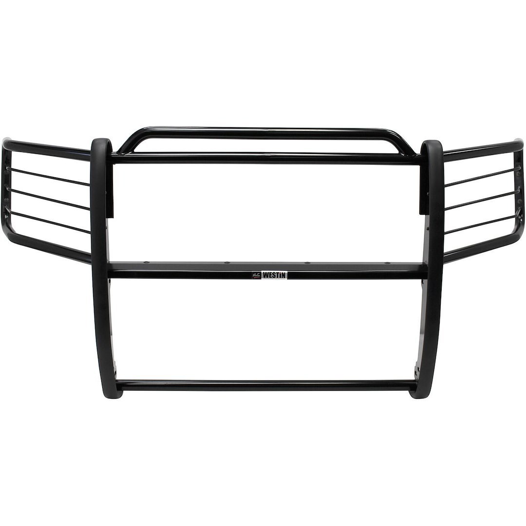 Westin Grille Guard, Sportsman, 1-Piece, Powder Coated, Black, Steel, 1-1/2 Inch Diameter, With Brush Guard, Without Skid Plate – 40-3835