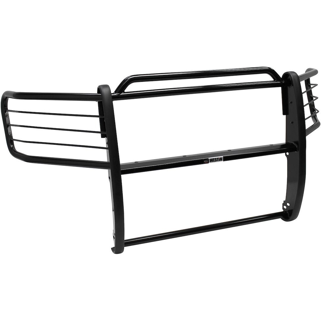 Westin Grille Guard, Sportsman, 1-Piece, Powder Coated, Black, Steel, 1-1/2 Inch Diameter, With Brush Guard, Without Skid Plate – 40-3835