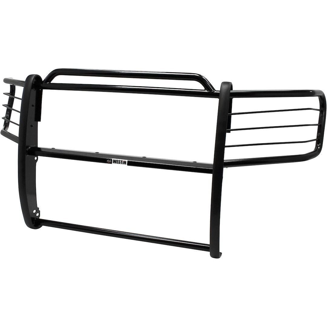 Westin Grille Guard, Sportsman, 1-Piece, Powder Coated, Black, Steel, 1-1/2 Inch Diameter, With Brush Guard, Without Skid Plate – 40-3835